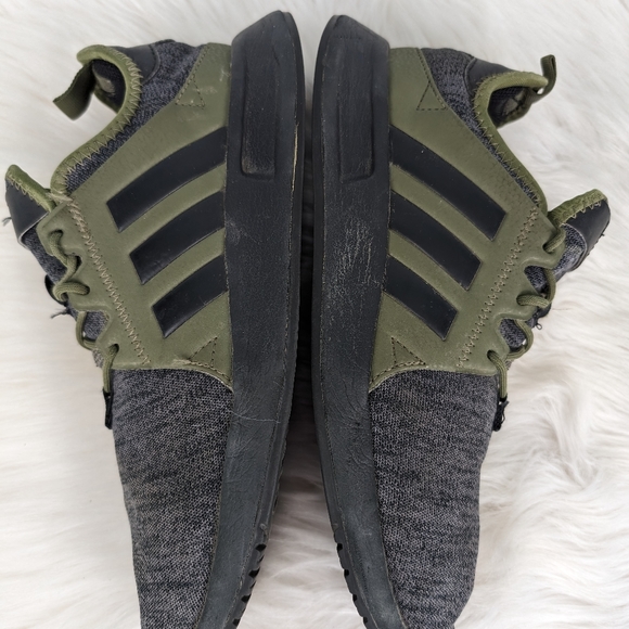 Adidas lightweight running shoes, women's size 6.5, olive - Picture 3 of 9